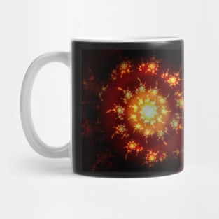 Flame Spiral - an abstraction Mug